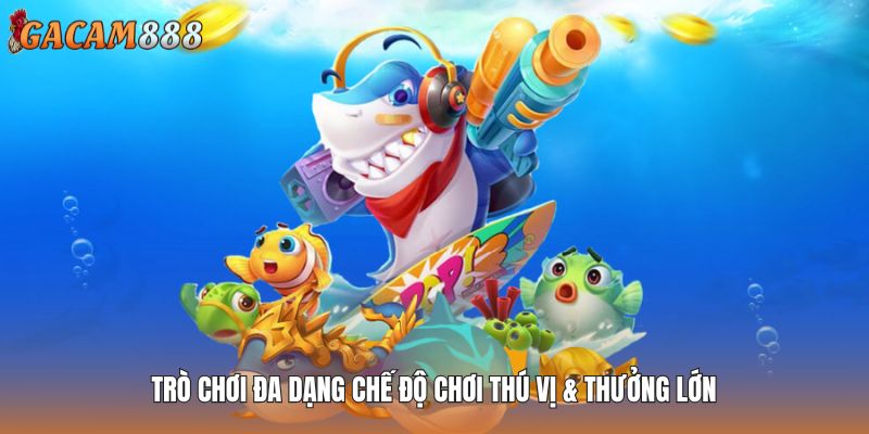 Trò chơi đa dạng chế độ chơi thú vị & thưởng lớn